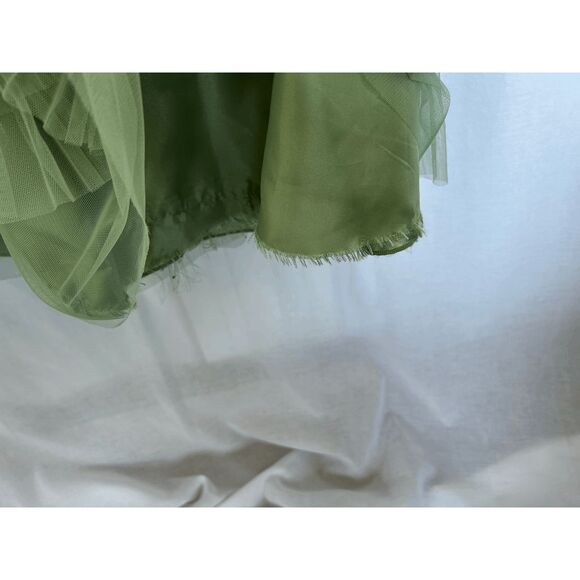 B. Darlin Prom/Formal/Bridesmaid Dress, Size 9/10 Sage Green, Tulle, Flowy - Picture 8 of 13